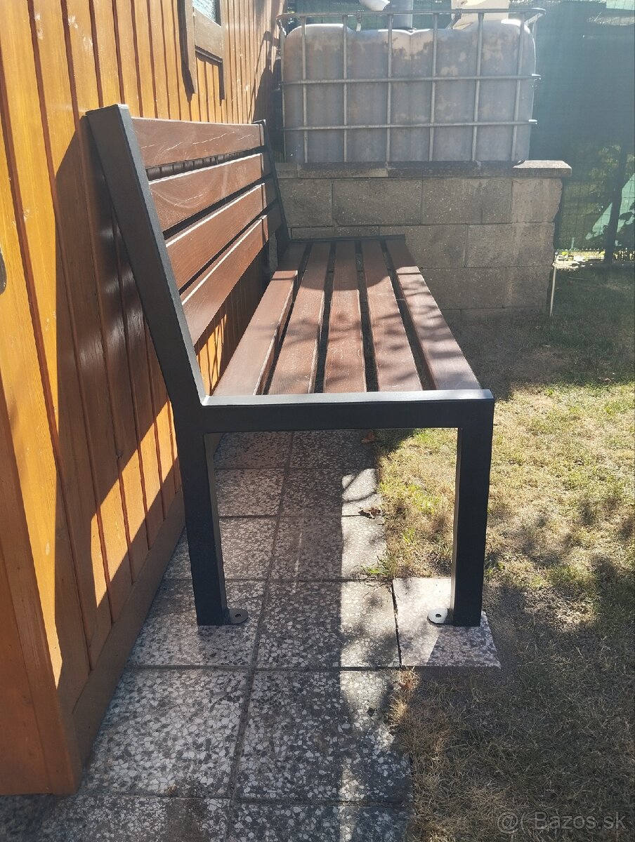Záhradná lavička - 4