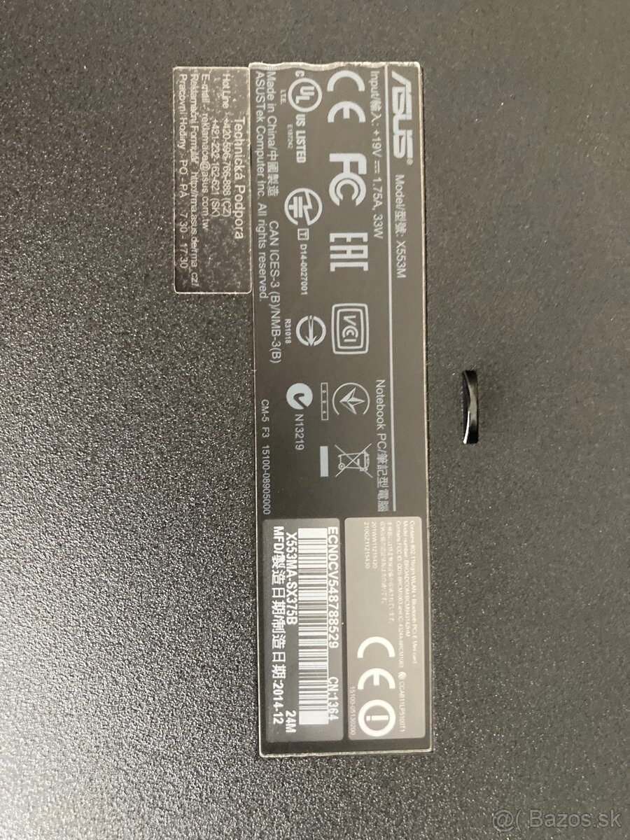 Notebook Asus model X553M - 4