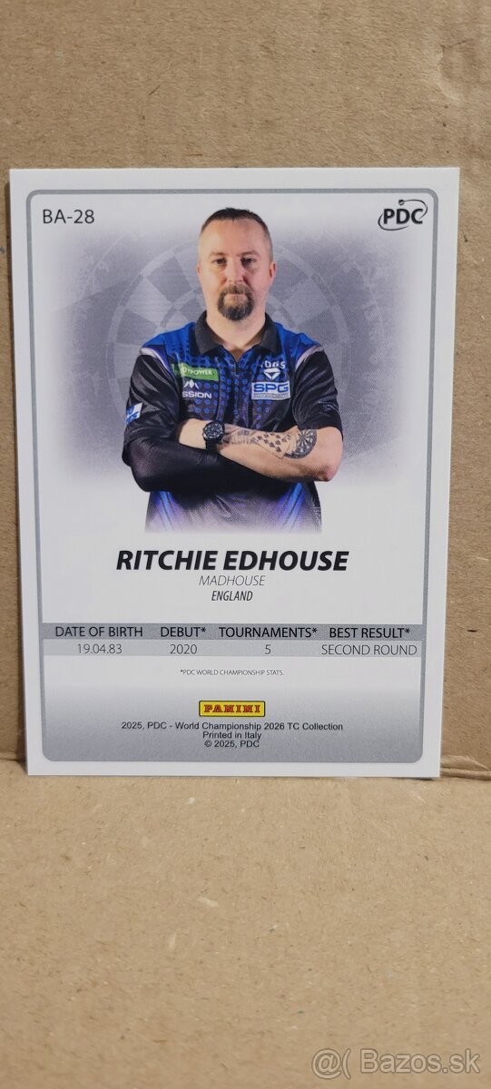 Hráči PDC Darts Šípky #3 2026 - 4