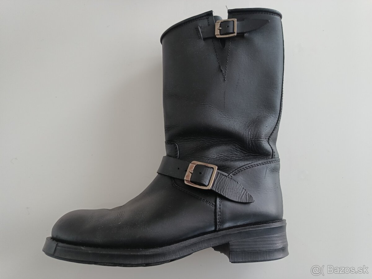 Kožené moto čižmy - 4