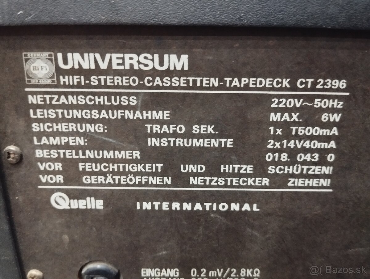Deck Univerzum. - 4