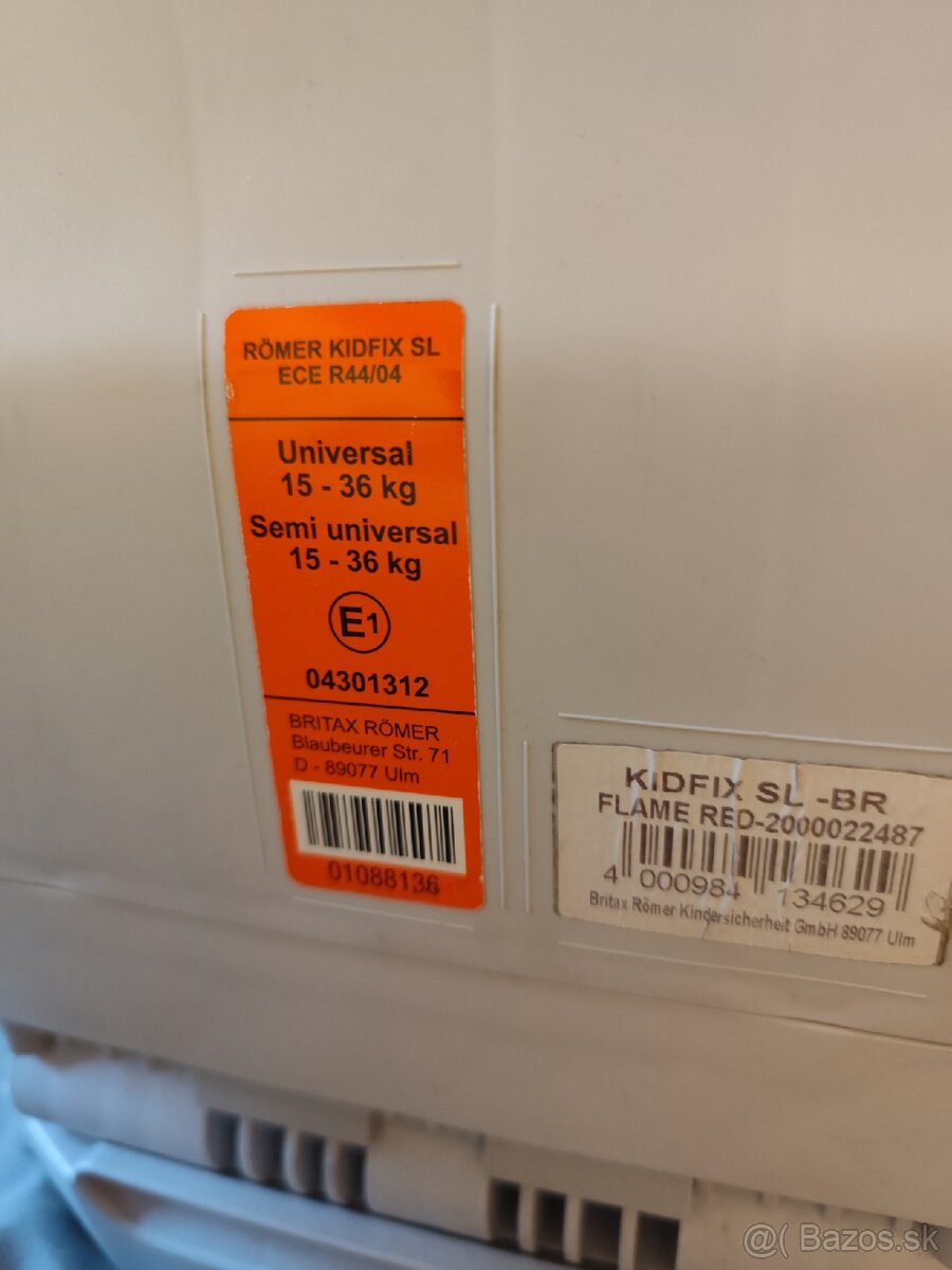 Predám autosedačku Britax Römer Isofix - 4