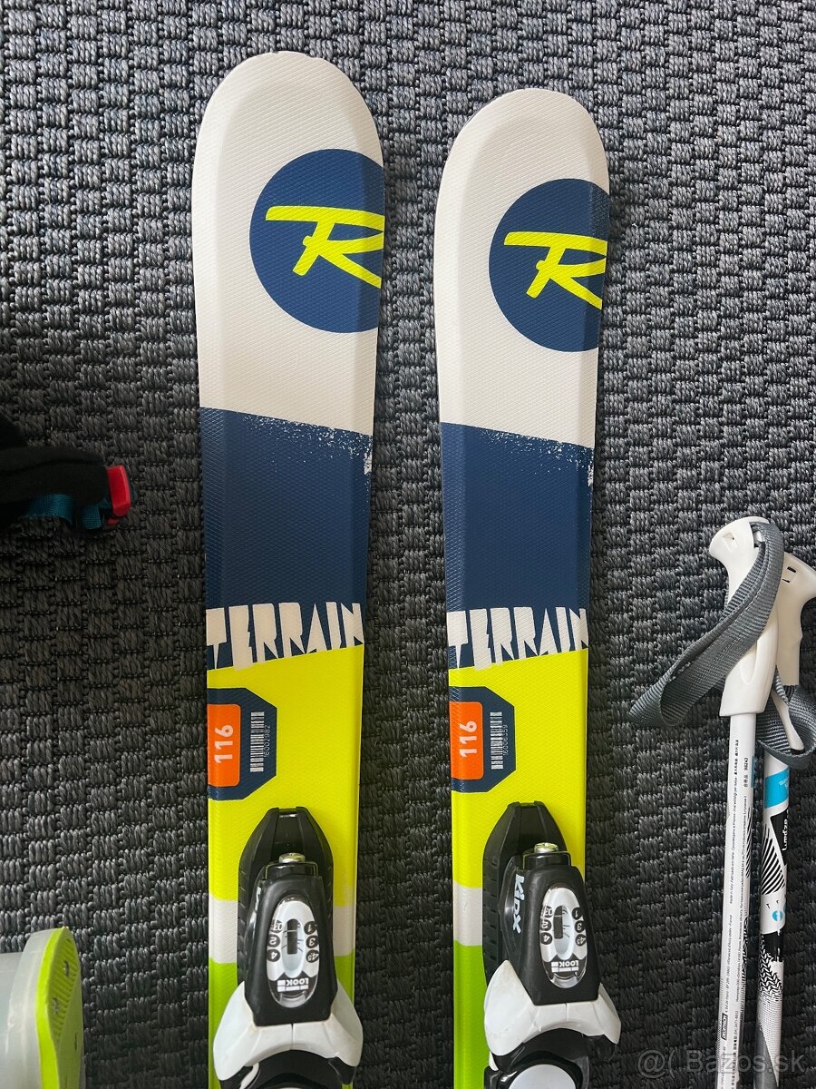 Detské/juniorské lyže Rossignol terrain 110cm/116cm biele - 4
