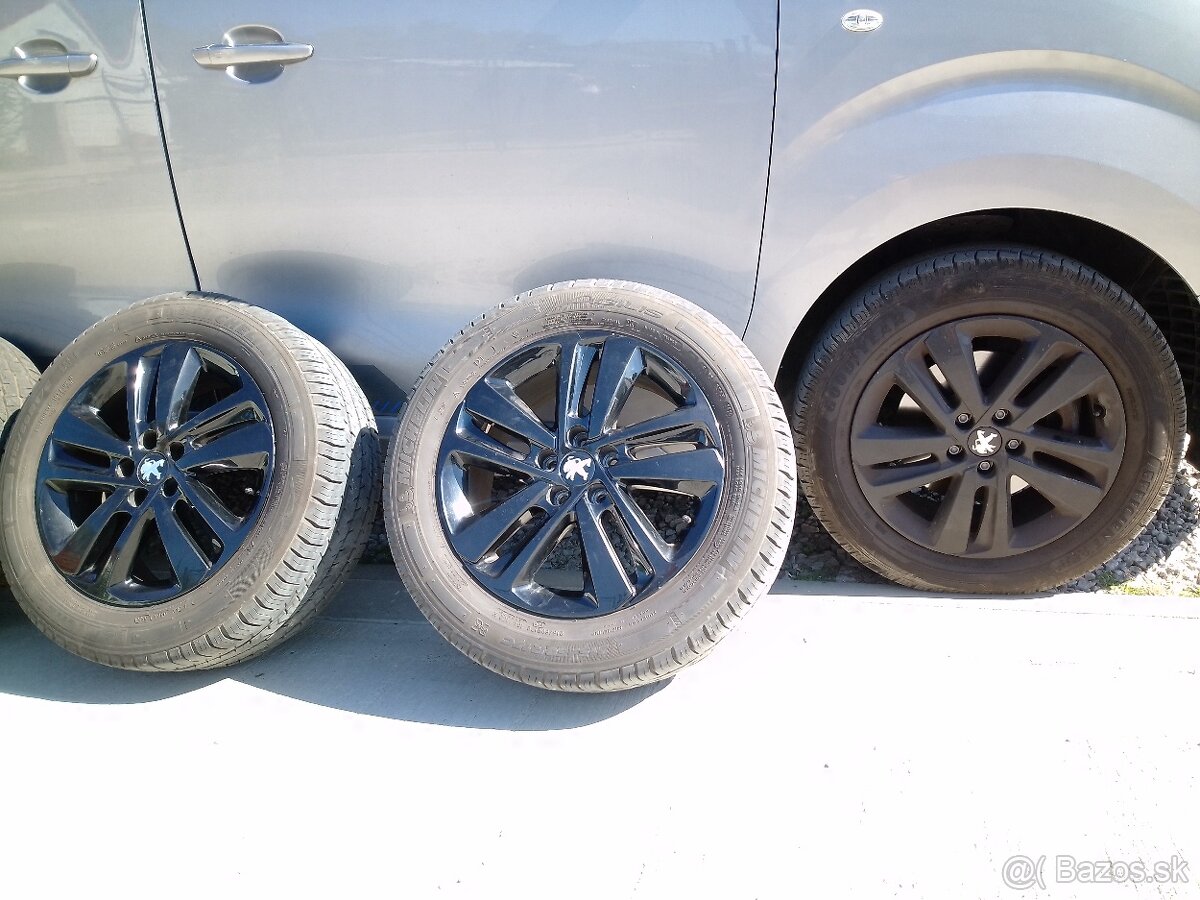originál Peugeot expert elektróny 5x108 7,0Jx17 ET46 - 4