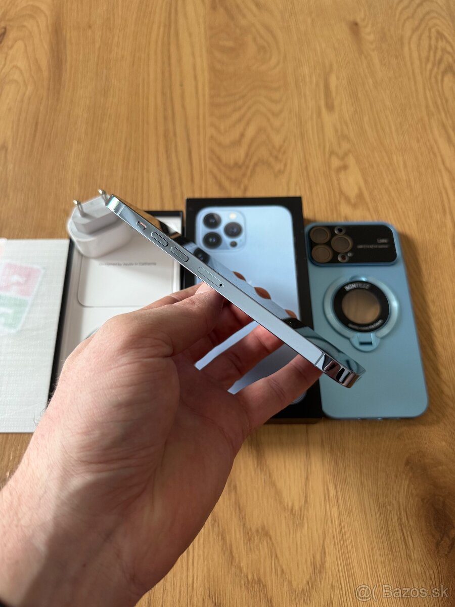 iPhone 13 Pro Max 128 gb Sierra Blue v záruke +prislušenstvo - 4