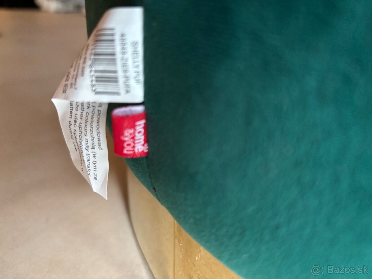 Zamatová taburetka Home&you - 4