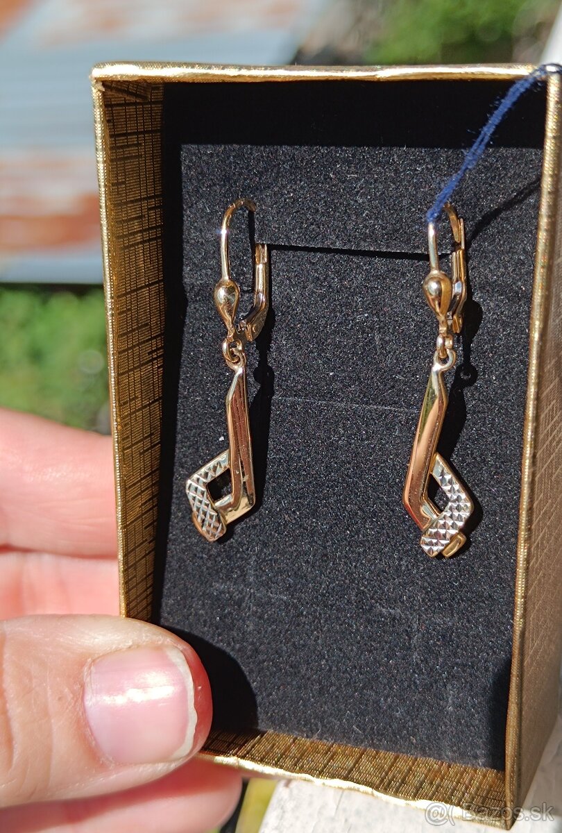 Zlate nausnice 585 zaujimave - 4