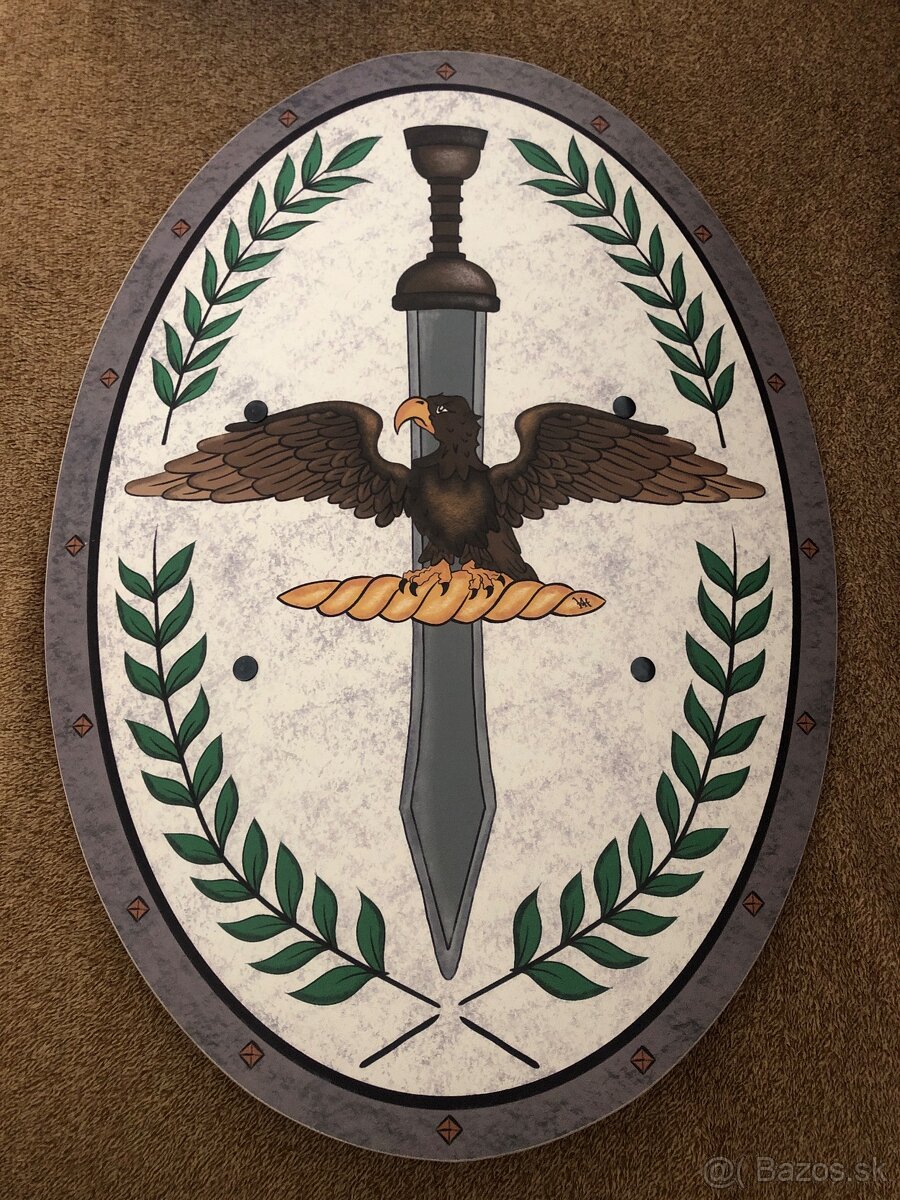 Detsky drevený set, štít plus meč, originál VAH - 4