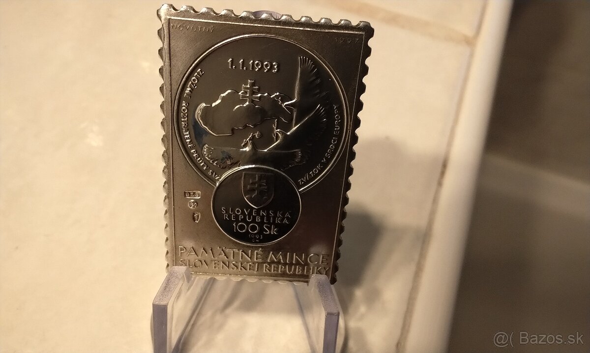 Strieborná plaketa. - 4