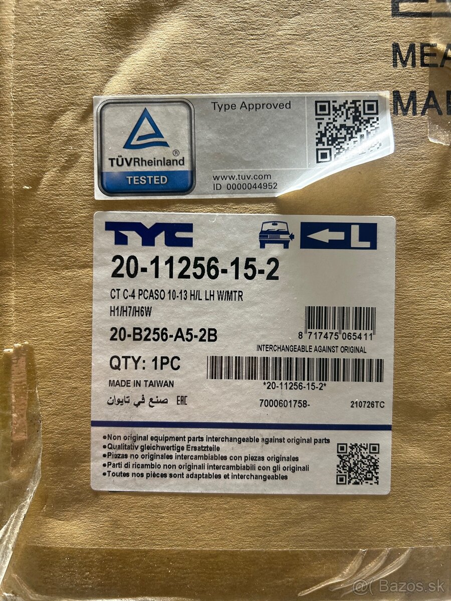 svetlomet pre Citroën C4 - 4