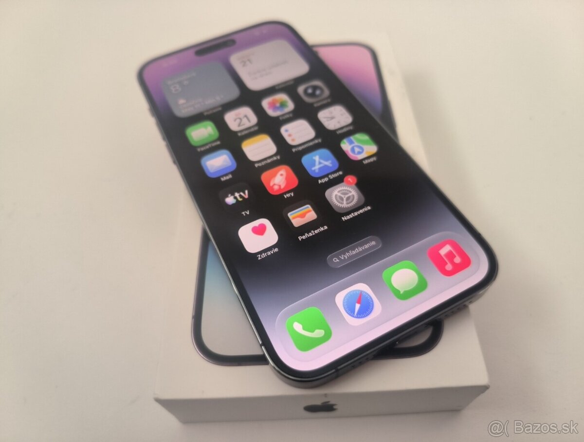 apple iphone 14 PRO MAX 1TB Purple / Batéria 86% - 4