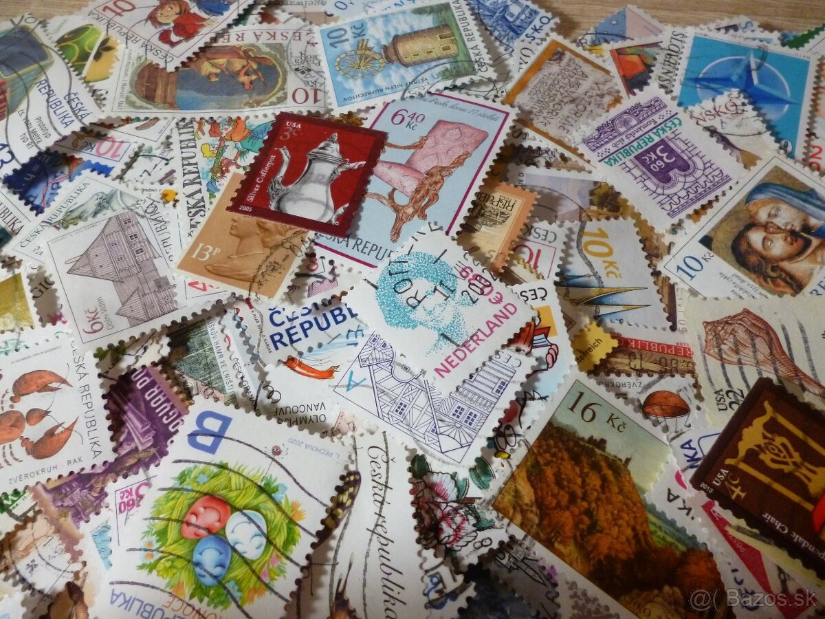 znamky mix 890ks - 4