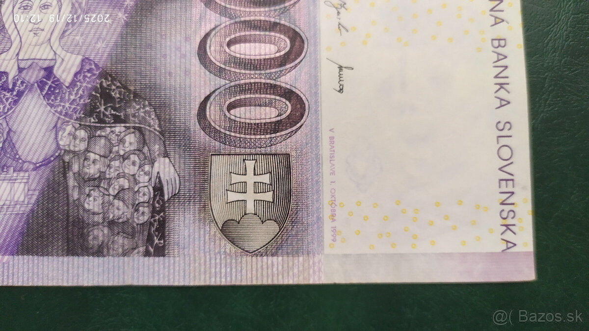 Bankovky 1000 Sk, 4 rôzne ročníky - 4