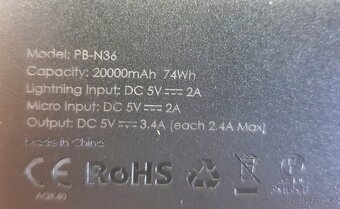 Skvelá Aukey PB-N36 3.4A Dual Turbo Recharge AiPower - 4