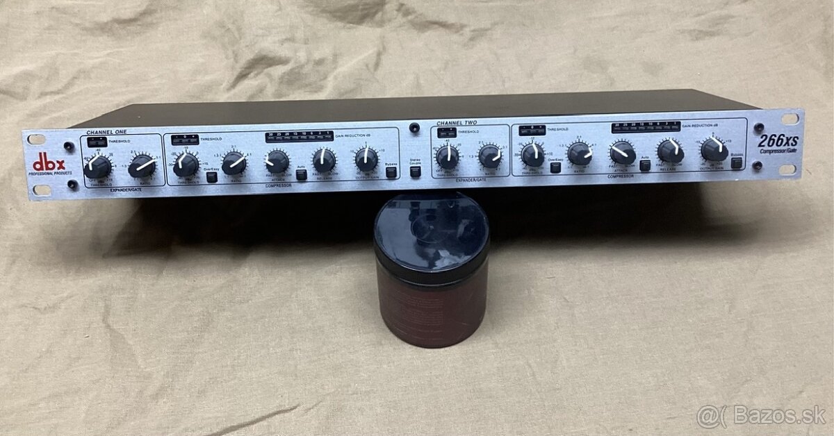 DBX 266XS dvojkanálový kompresor/gate - 4