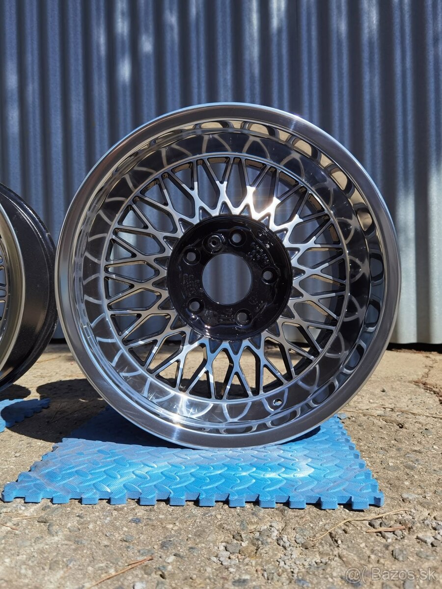 Remotec 16" 5x120 Bmw e9 e12 e23 e24 e28 e32 e34 cerna/lesk - 4