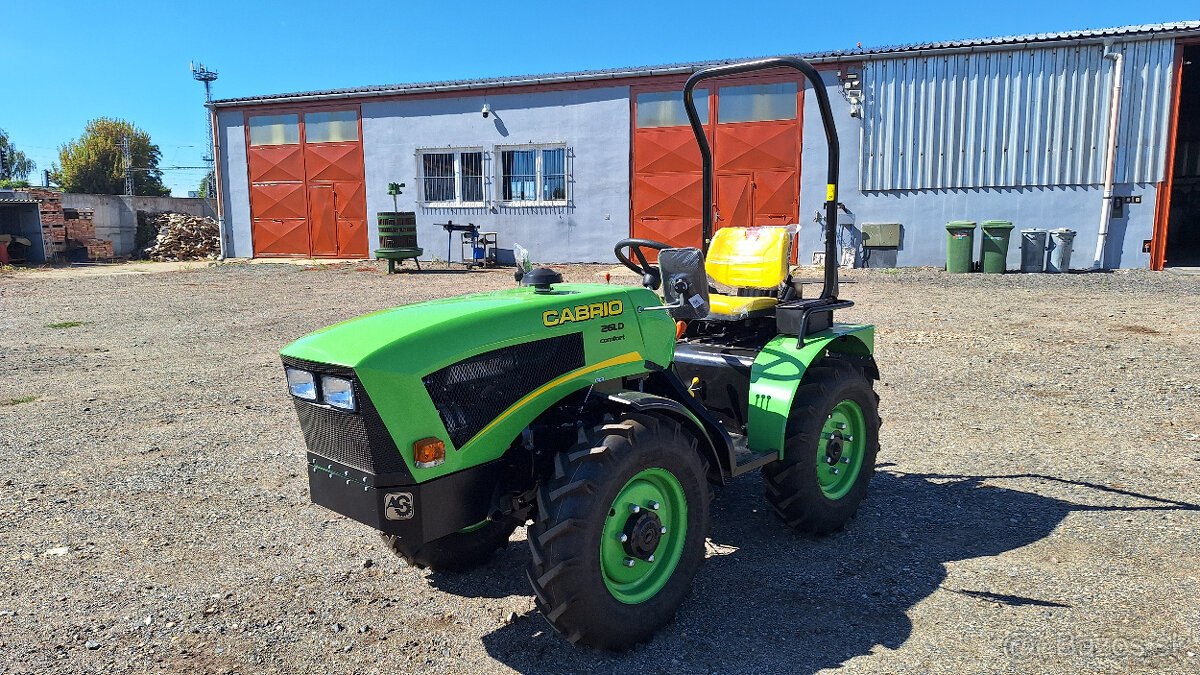 NOVÝ malotraktor CABRIO 26 LD Šálek Comfort - 4