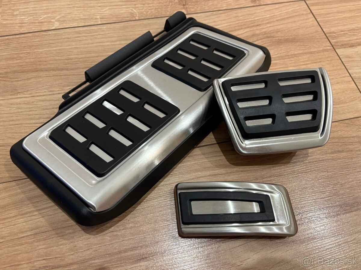 Sportove pedale naslapy na pedale z nerezu + opierka - 4