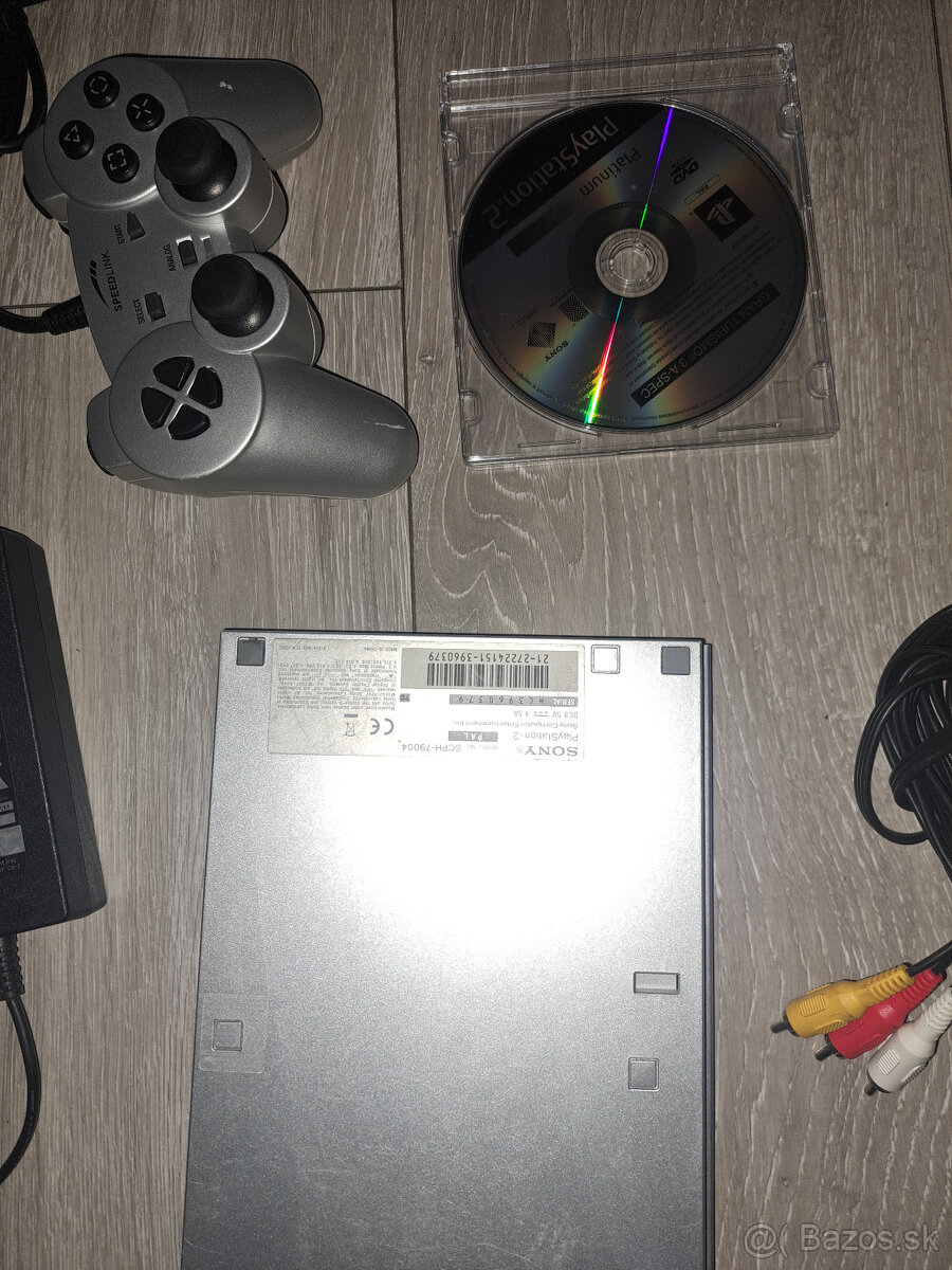 Sony PS2 slim silver funkčná. - 4
