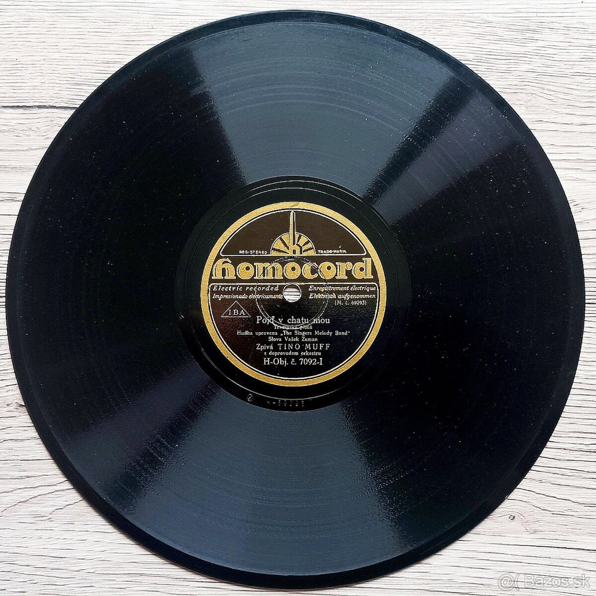 Sada 1 - 5 československých šelakových gramodesek 1930-1932 - 4