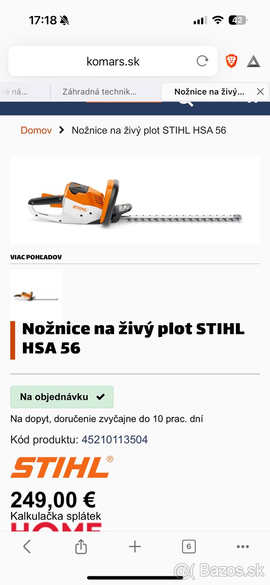 Stihl hsa 56 plotostrih - 4