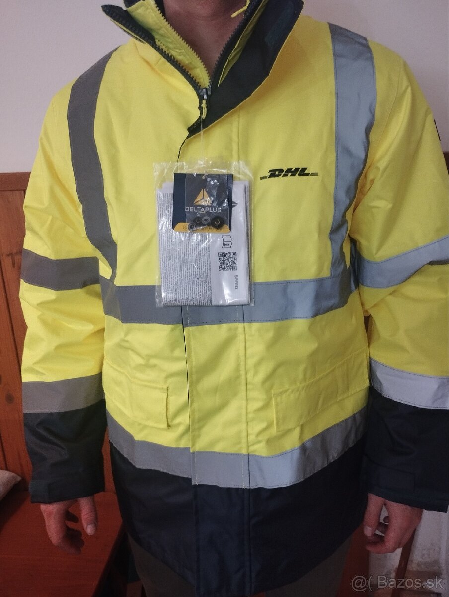 Pracovná bunda deltaplus s DHL logom - 4