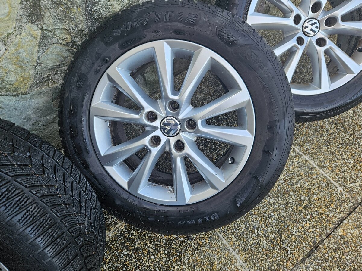 Originál VW TUAREG disky s pneumatikami 255/55R18 - 4