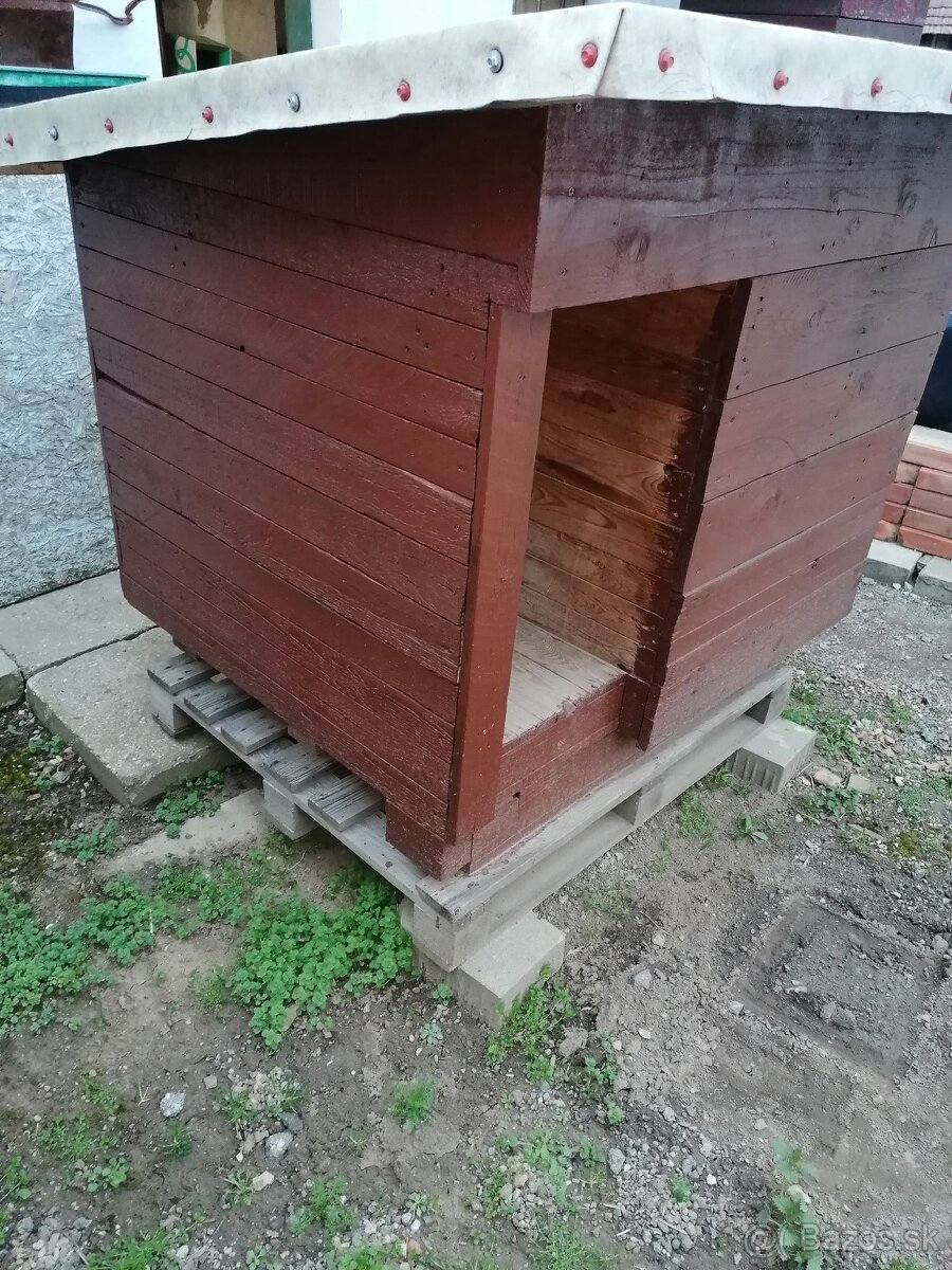 Zateplená búda pre psa celodrevená - 4