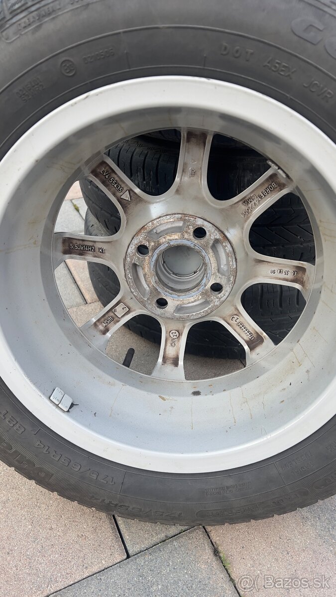 ALU disky + pneumatiky, r14 - 4