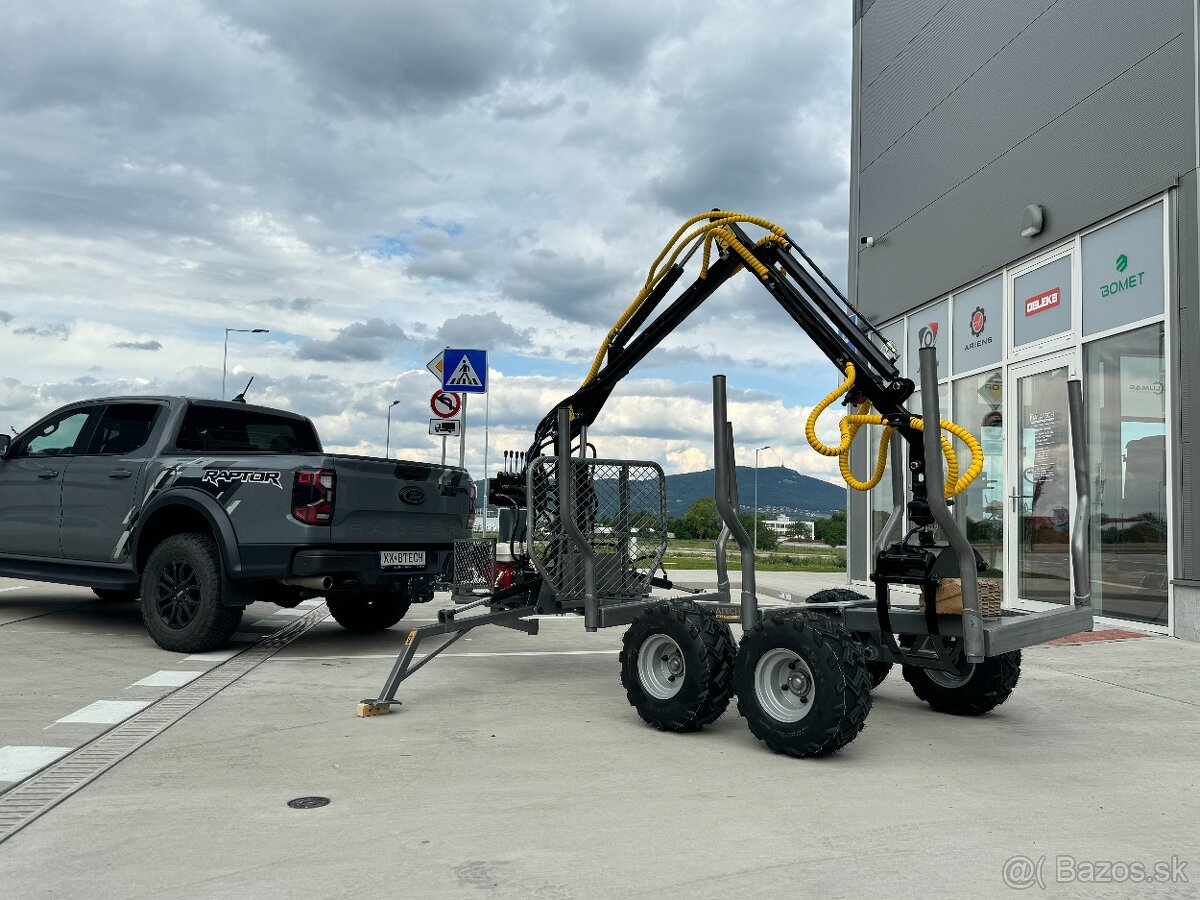 Vývozka - príves na drevo JANSEN HRW-30 3T - 4