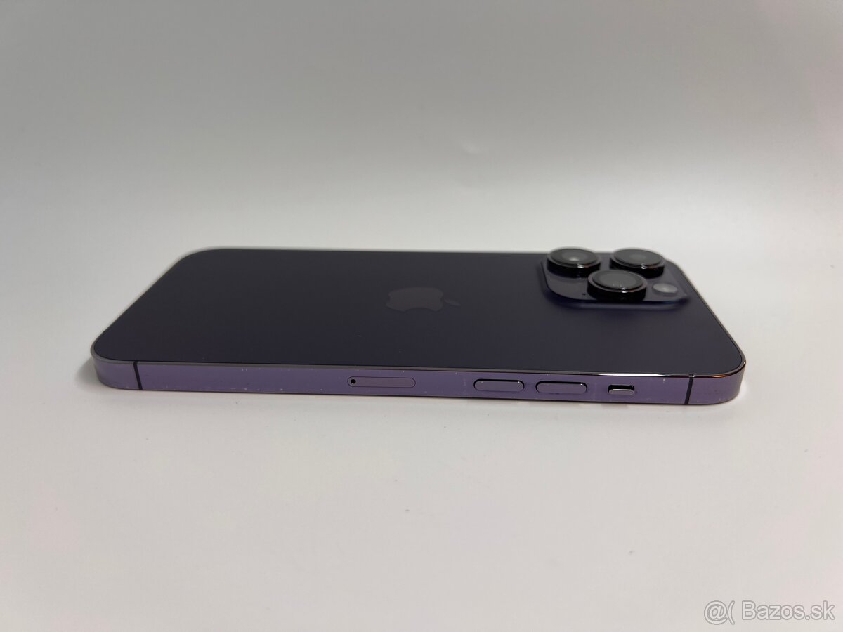 IPHONE 14 PRO MAX DEEP PURPLE 128GB ZÁRUKA - DOBRÝ STAV - 4