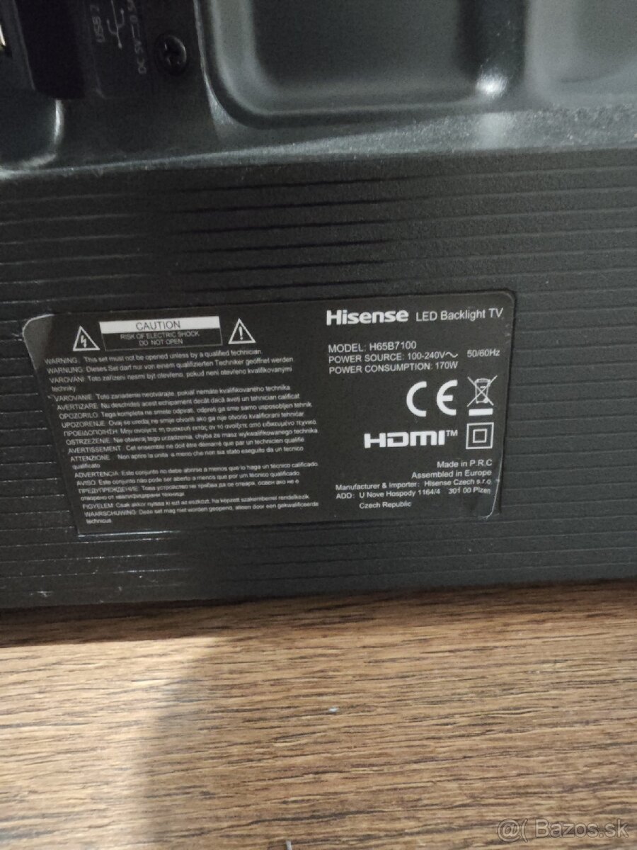 Led TV 4k UHD Hisense H65B7100 - 4