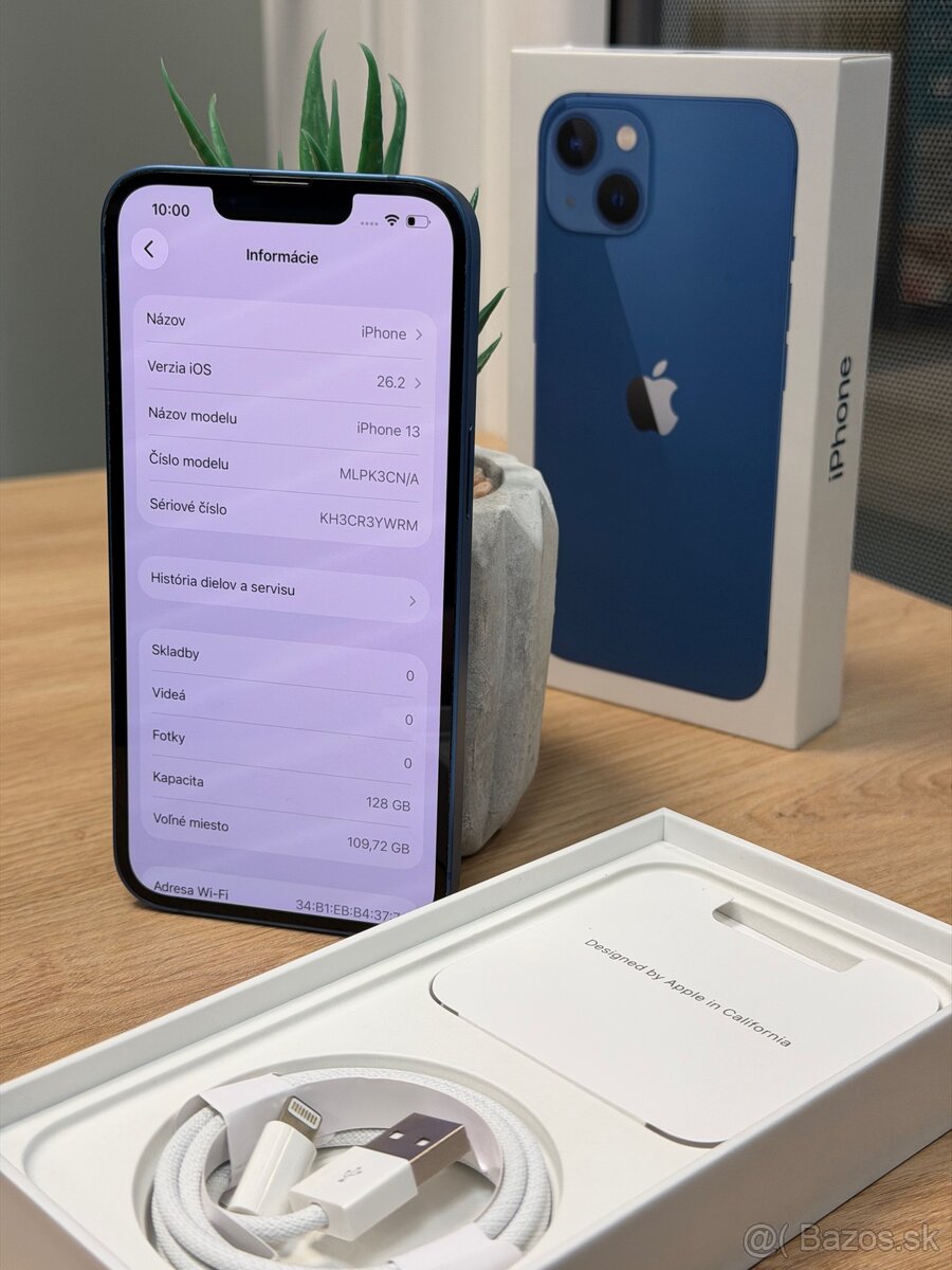 Apple iPhone 13 128GB - ZÁRUKA / NOVÁ BATÉRIA - 4