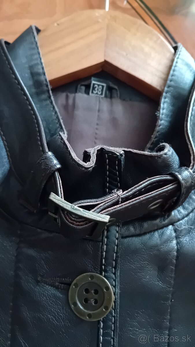 Nová kožená bunda,vel.38 - 4