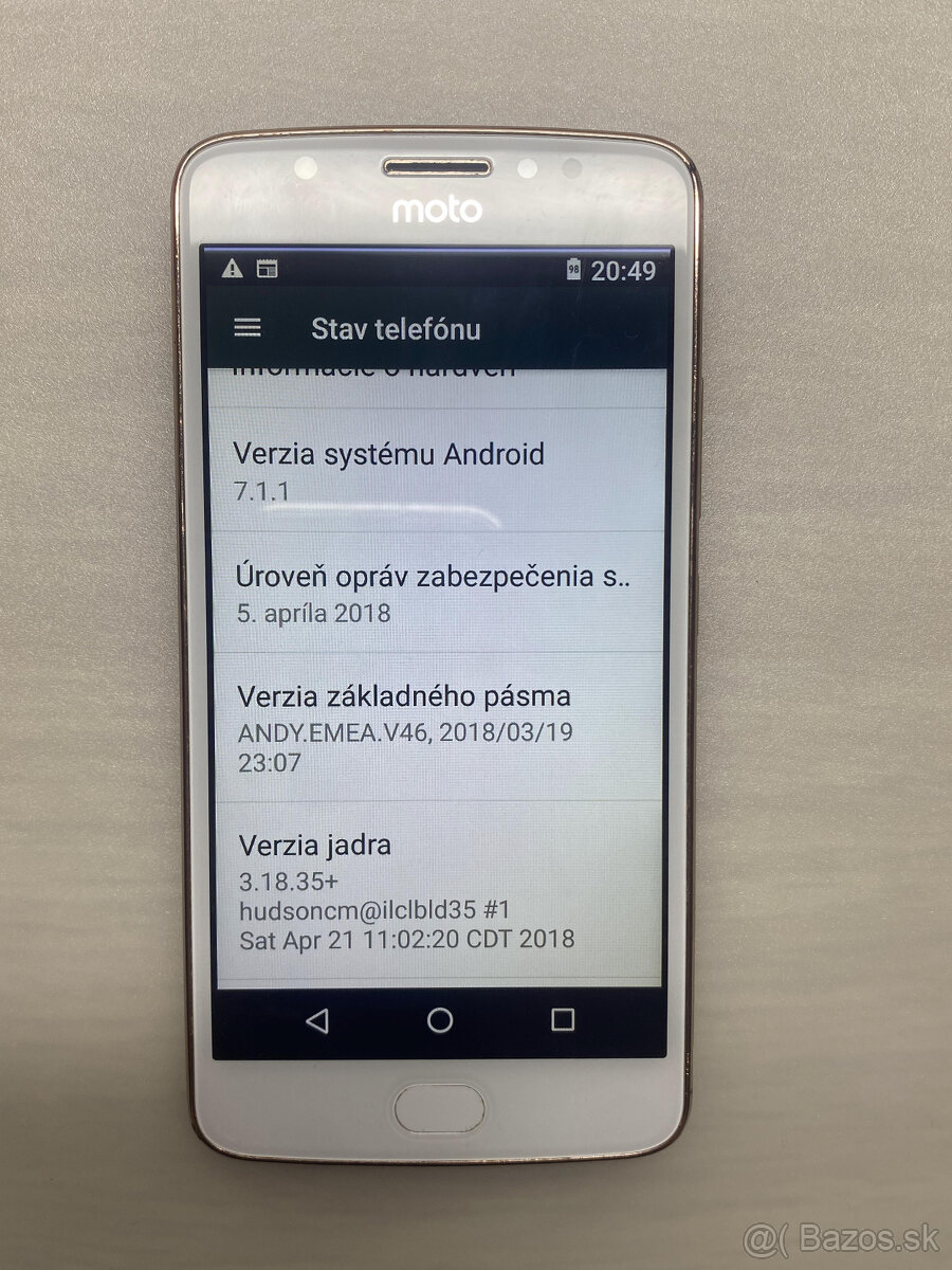 MOTOROLA E4 16GB - 4
