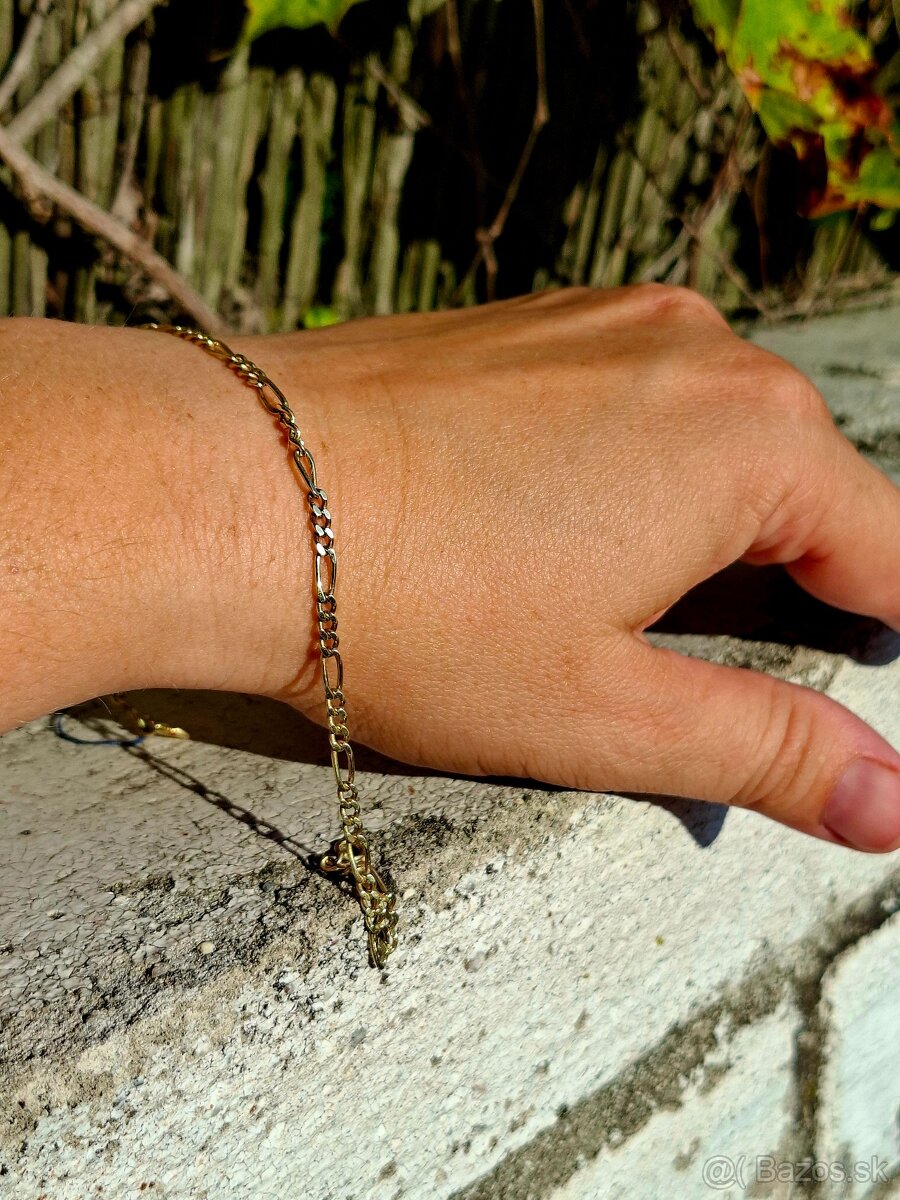 Zlaty naramok.figaro 585 - 4