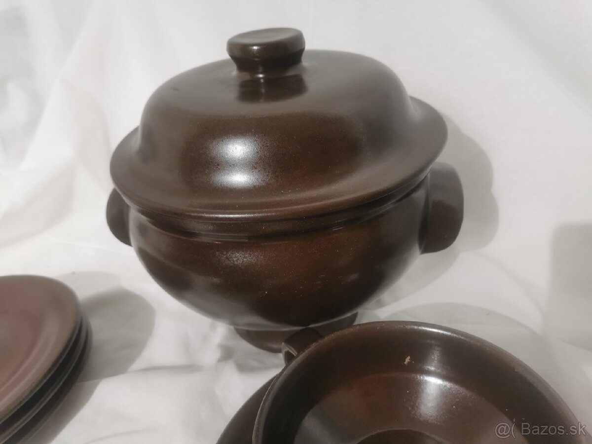 Keramický set, polievková sada - 4