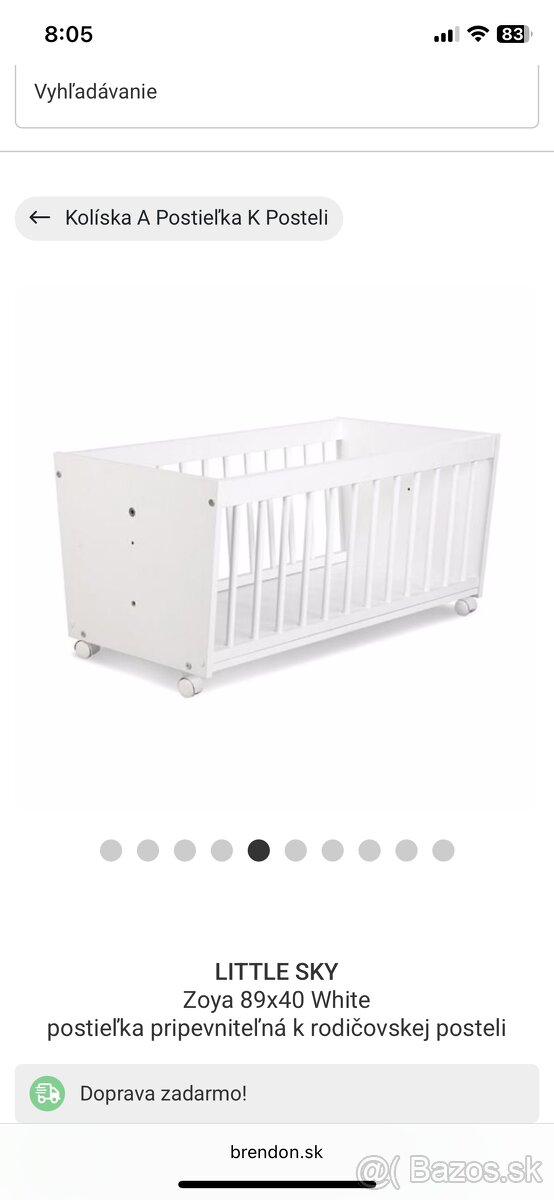Biela koliska/postielka - 4