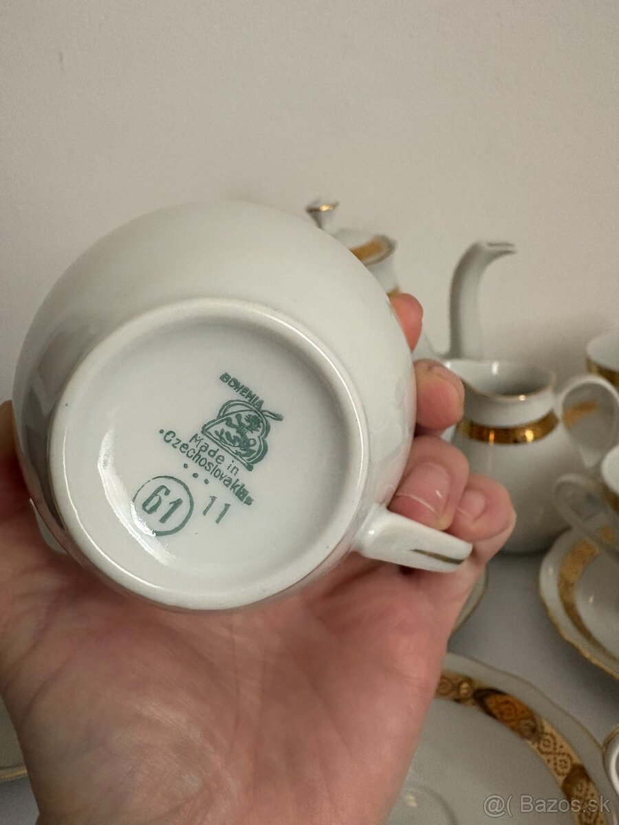 Čajový servis Bohemia Made in Czechoslovakia - 4