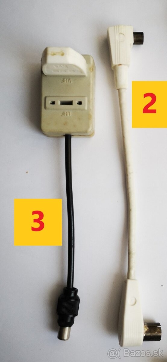 Televízna zásuvka účastnícka, káble prepojovacie a koncovky. - 4