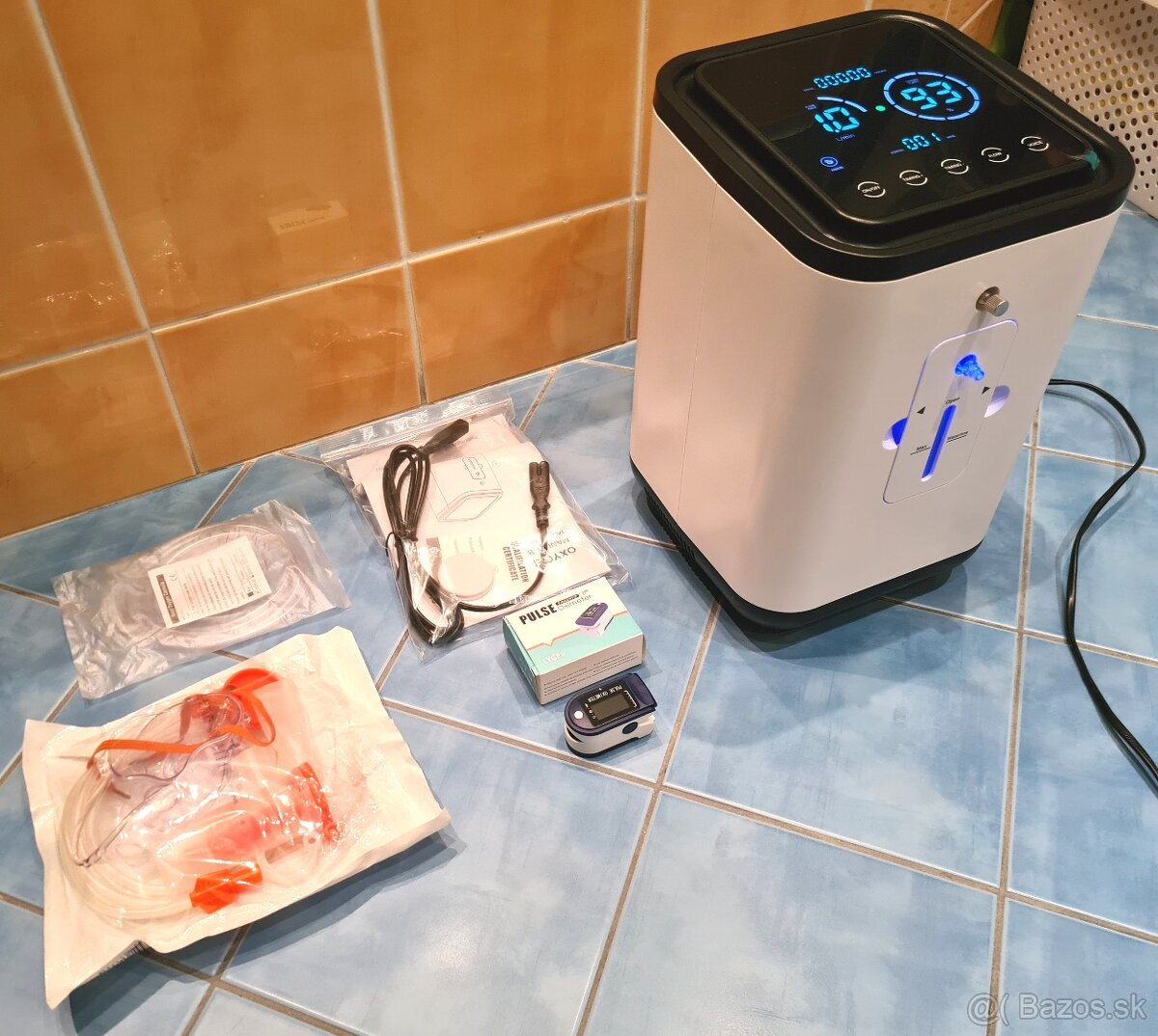 Predám kyslíkov prístroj koncentrátor+pulzný oxymeter - - 4