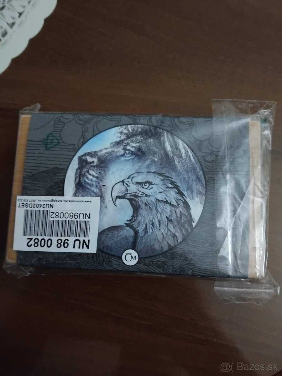 Sada investičných strieborných mincí český lev a slovenský o - 4