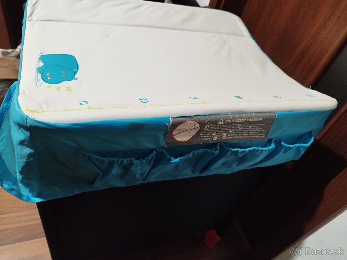 Detská cestovná postieľka + prebaľovacia podložka - 4