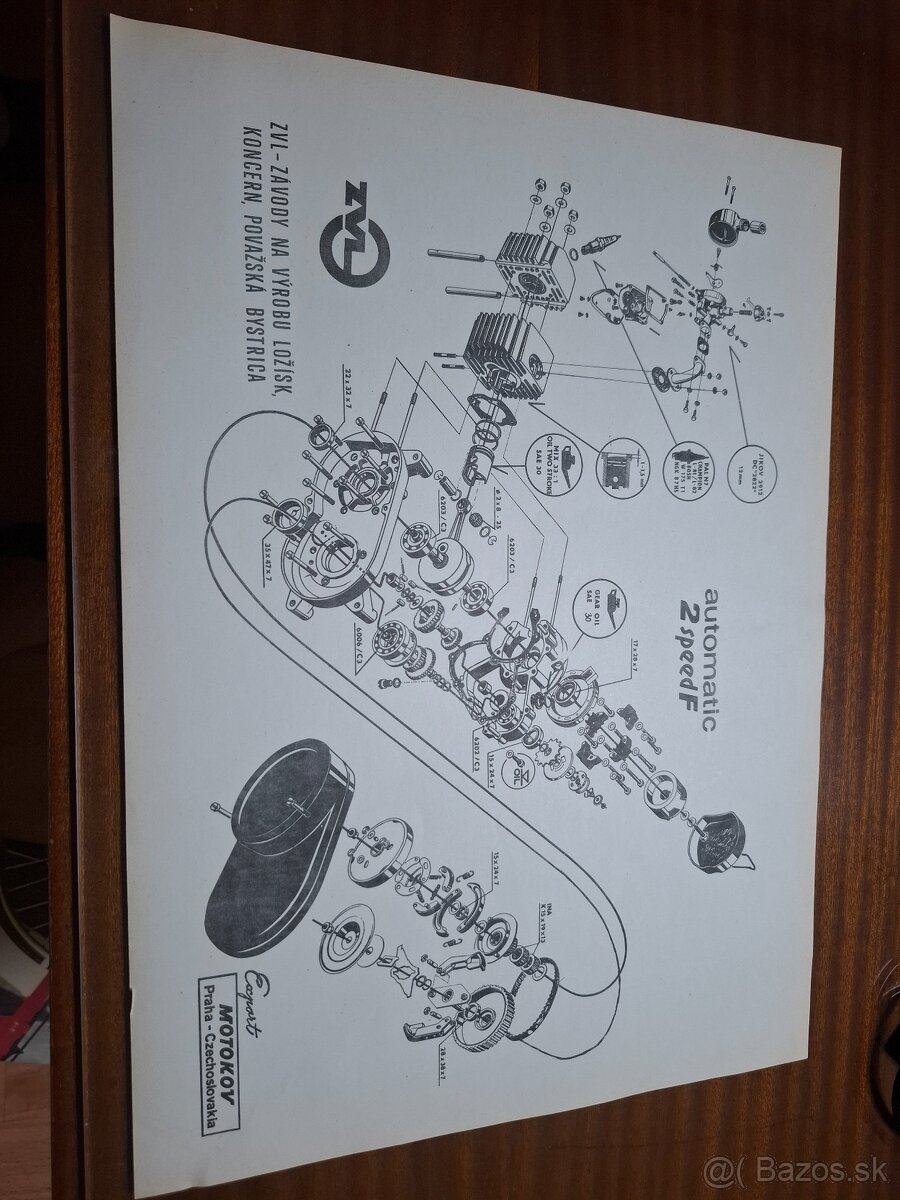 Plagát motora Babeta 210 - 4