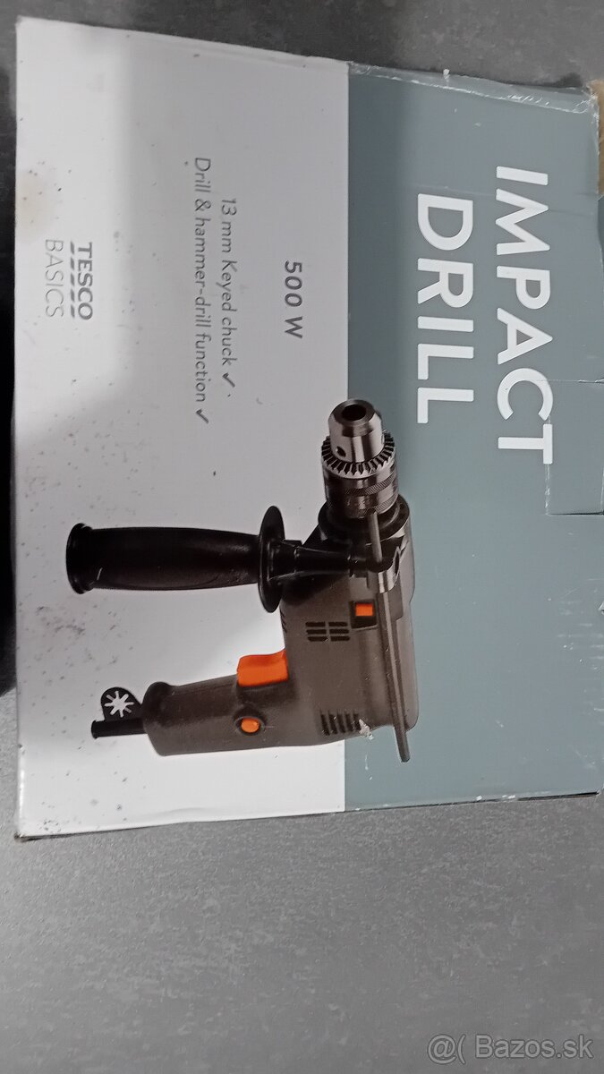 Príklepová vŕtačka IMPACT DRILL 500W - 4