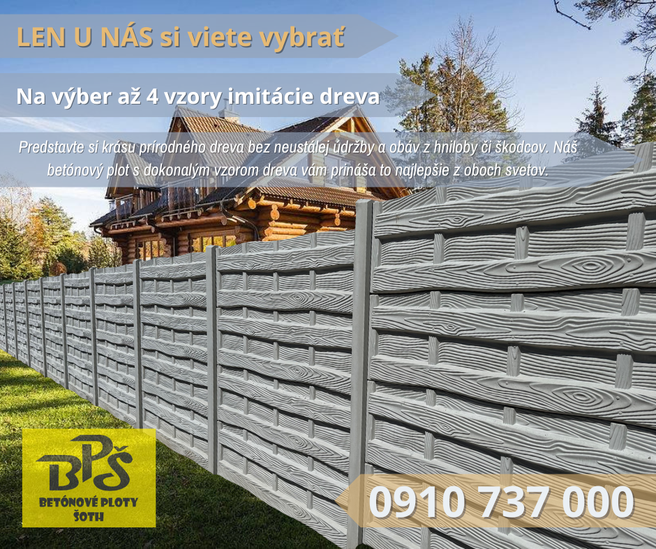 BETÓNOVÉ PLOTY (výroba - predaj - montáž) - 4