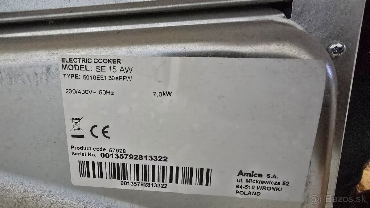 Elektricky sporak NOVY - 4