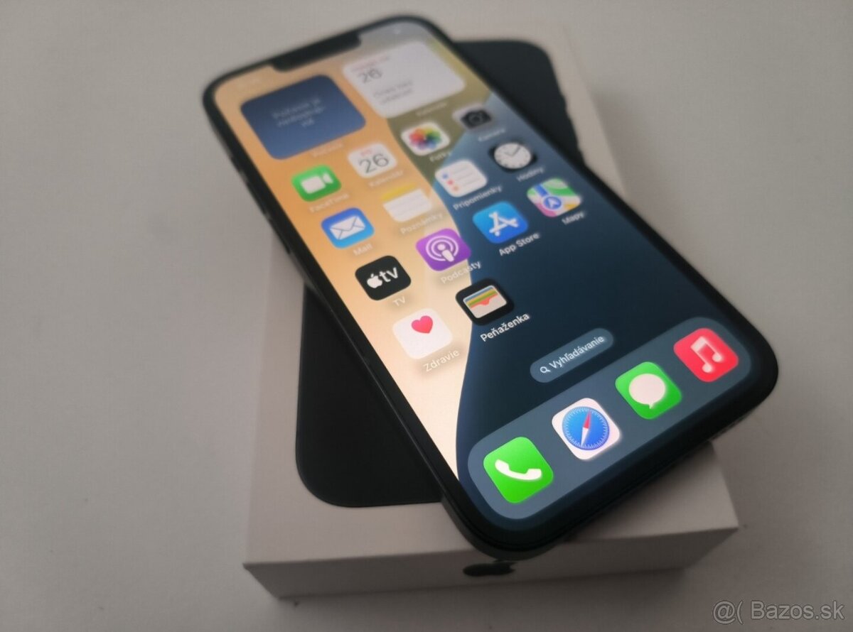 apple iphone 13 256gb Midnight 100% Batéria - 4