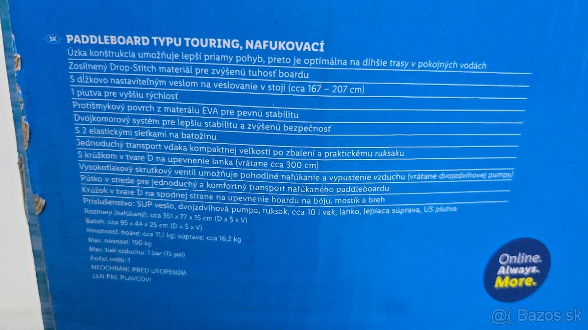 Predám nový paddleboard F2 11'6" - 4