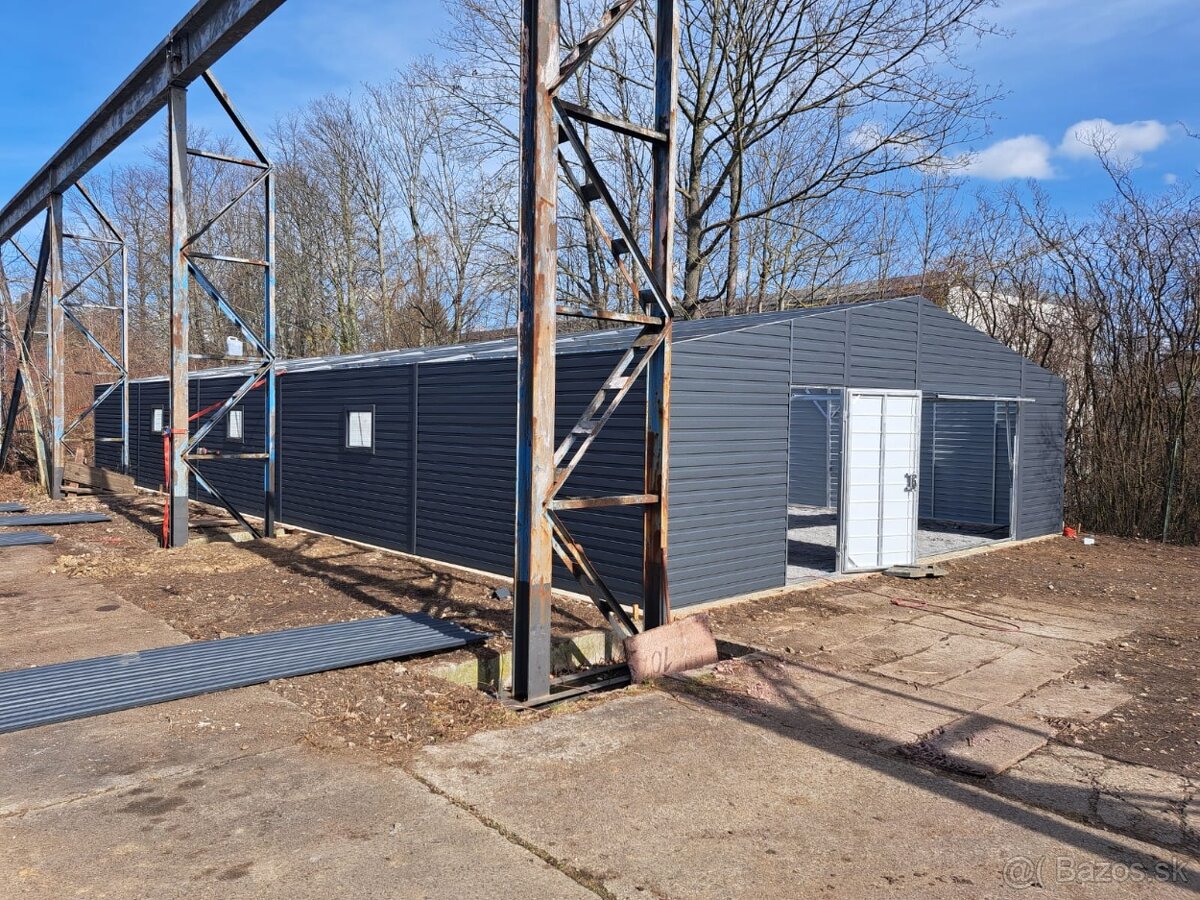 Plechová hala 9x20m - 4